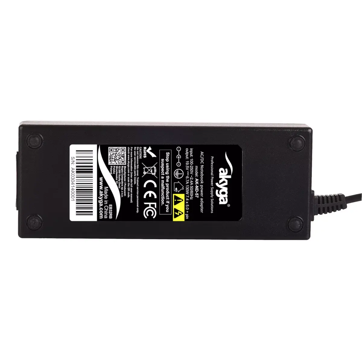 Akyga AK-ND-57 portatīvā datora barošanas adapters 19.5V 130W Photo 6