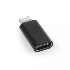 Gembird A-USB-CF8PM-01 kabeļu spraudņu pāreja USB type-C uz Iphone  Melns