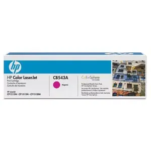 Оригинальный цветной тонер-картридж HP Color LaserJet CB543A, пурпурный, ресурс 1400 страниц
