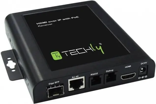 TECHLY EXTIP-VWR HDMI extender receiver over IP Photo 2