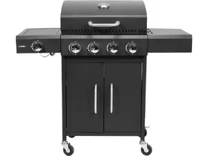 Āra grils LUND 99647 — tērauda konstrukcija, gāzes, gatavošanas virsma 52×38 cm, jauda 14.4 kW