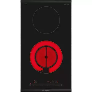 Bosch Serie 6 PKF375FP2E hob Black Built-in 30 cm Ceramic 2 zone(s)