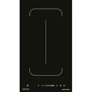 Induction cooktop MPM MPM-30-IM-09 30 cm, 2 induction zones, 3500 W, touch control, black