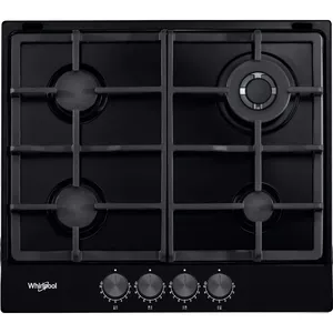 Gas Hob Whirlpool TGML 661 NB Black Built-in 58 cm 4 Zones
