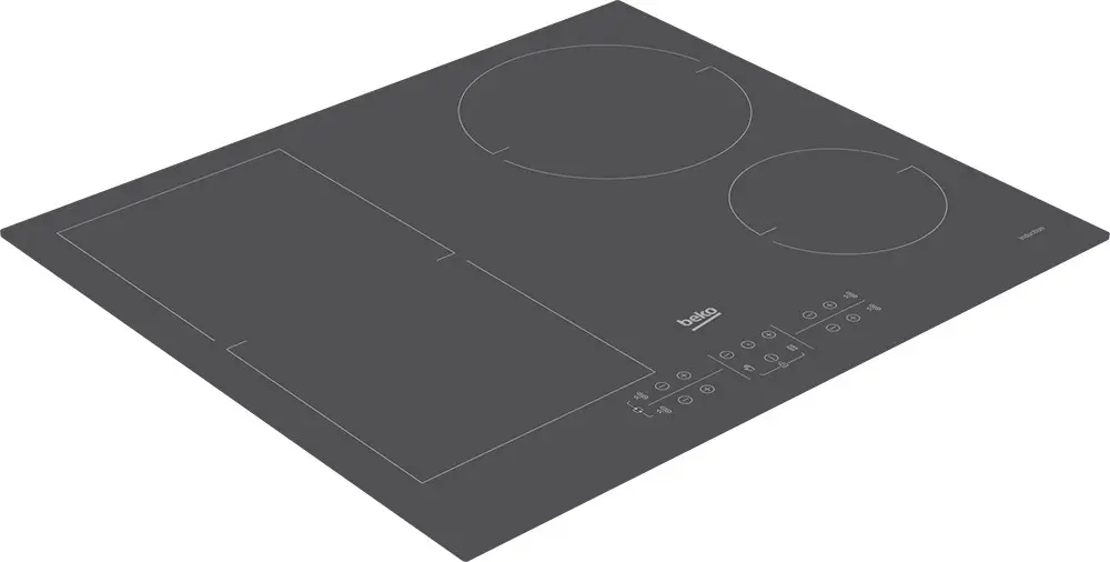 Indukcijas plītīte BEKO HII64200FMTZG, iebūvējama pelēka