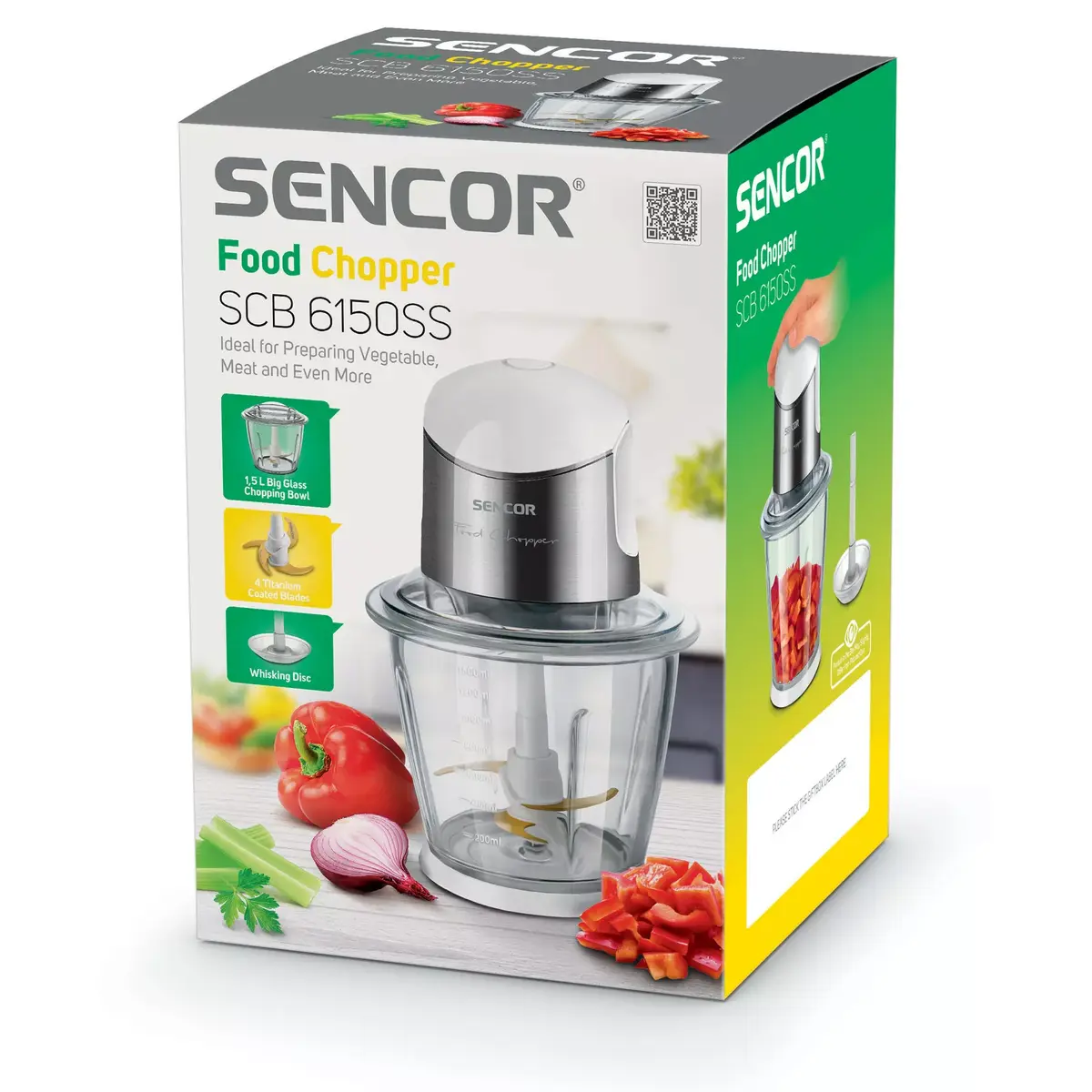 Измельчитель SENCOR SCB6150SSEUE3 — 1,5 л, 500 Вт Photo 6