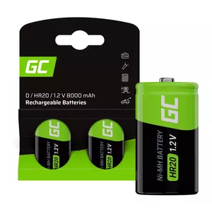 Green Cell GR15 household battery Rechargeable battery D Nickel-Metal Hydride (NiMH)