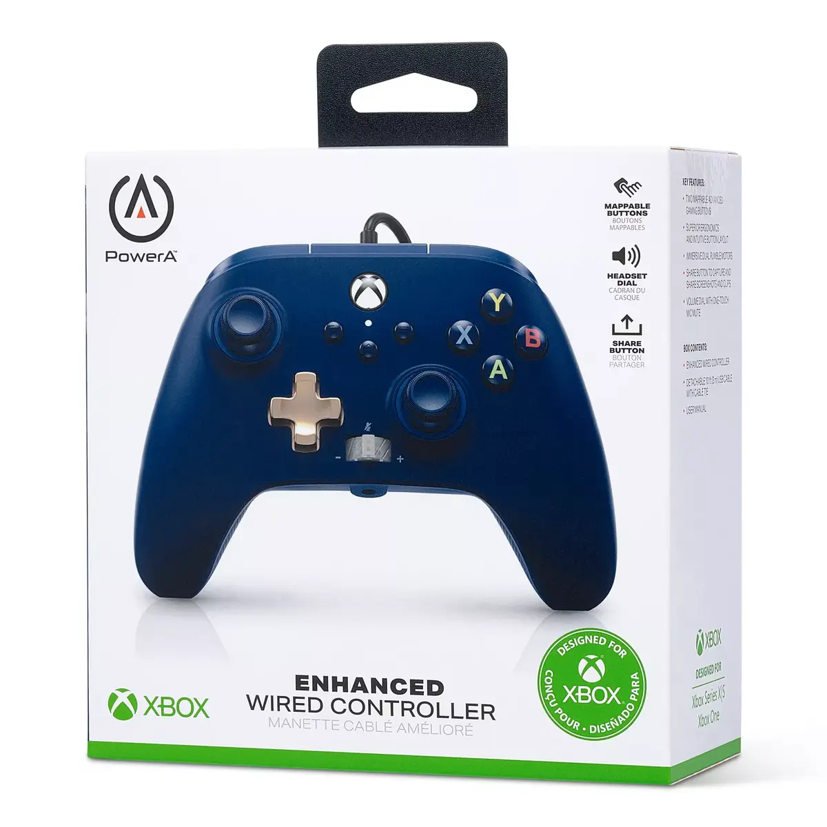PowerA Enhanced vadu kontrolieris Xbox Series X|S - Midnight Blue Photo 9