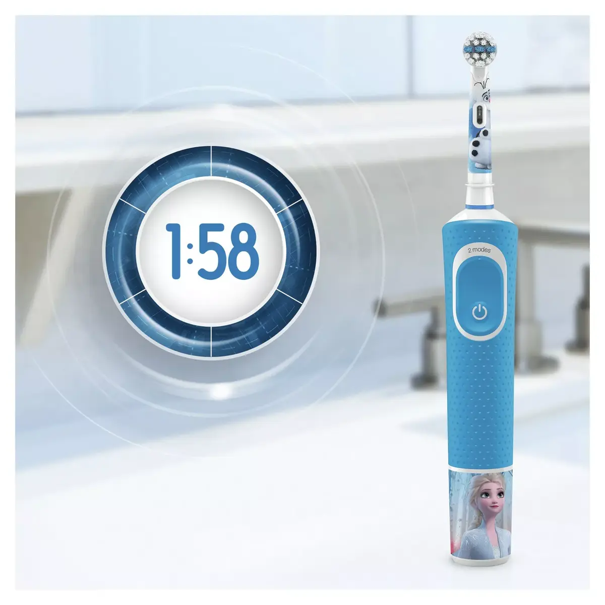 Oral‑B D100 Frozen детская электрическая щетка Photo 5