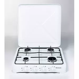 Gas Hob Ravanson K-04T, 4 Zones, Rotary Control