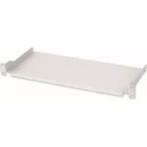 Rack shelf 1U 200 mm for 19" rack INTELLINET I-CASE TRAY-7, full steel shelf with 2 mounting points, grey