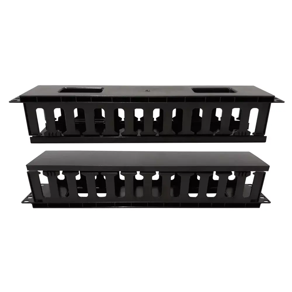 Cable management panel Techly Cable Entry Panel 19" 2U Photo 2