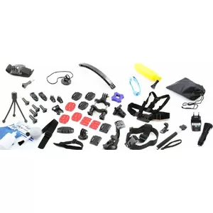 Accessory kit for action cameras Xrec — universal mounts and accessories for GoPro, SJCAM, Sony, Xiaomi and more