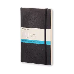 Notebook Moleskine Classic softcover, A5-style, black, matt finish, 70 g/m² paper