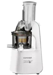 Juice extractor Concept LO-7066 240 W, stainless steel filter, 60 RPM, silver/white