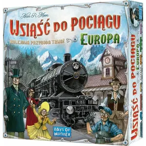 Настольная игра Rebel Ticket to Ride Europe (Rebel, 9665) — семейная стратегическая игра, маршруты поездов по Европе