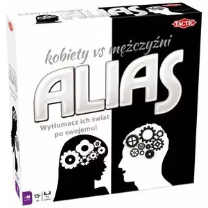 Настольная игра TACTIC Alias: Женщины vs Мужчины — словесная игра для вечеринок, 12+