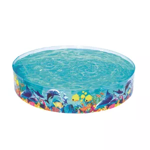 Inflatable Round Family Pool Bestway Fill 'n fun Φ2.44m × H46cm, Capacity 1612 L, PVC/Vinyl
