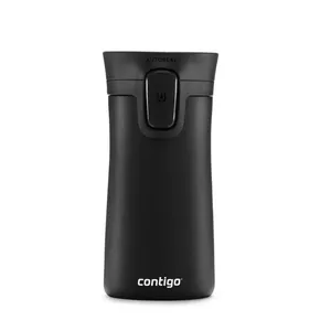 Ceļojumu krūze Contigo Pinnacle AUTOSEAL 300 ml, nerūsējošais tērauds, melna, siltumu saglabā ~3 h