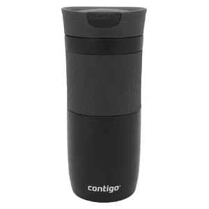 Ceļojumu krūze Contigo Byron 720 ml — melna nerūsējošā tērauda, dubultas sieniņas