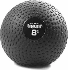 Медбол Tiguar Slam Ball 8 кг — сламбол для взрывных бросков и функциональных упражнений