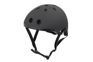 Mini Hornit Stealth Half Helmet Black and Grey Hard Shell Matt Finish Size 53-58 cm