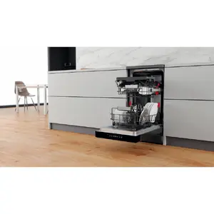 Whirlpool WSFO 3T223 PC X Freestanding Slimline Dishwasher with 10 Place Settings 7 Programs Stainless Steel Finish