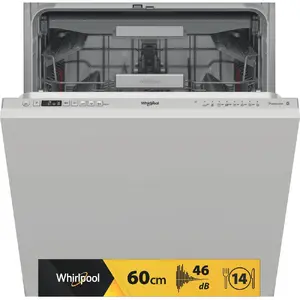 Посудомоечная машина Whirlpool WIO 3T126 PFE Полновстраиваемая 14 комплектов 10 программ Класс энергопотребления E 46 дБ AquaStop