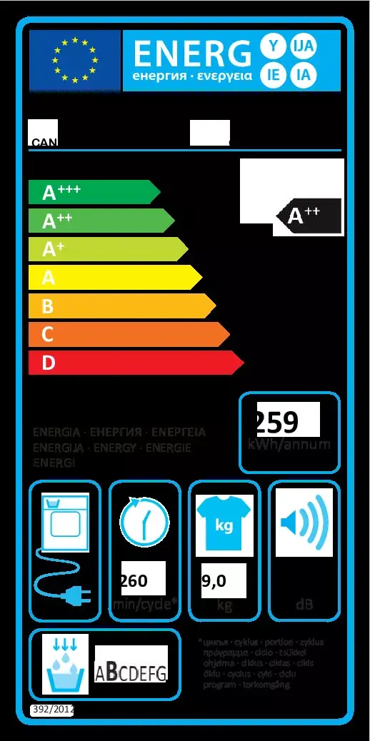 CANDY Smart Pro CSOE H9A2TE-S tumble dryer Photo 8