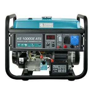 Бензиновый генератор könner & söhnen KS 10000E ATS — 7500 Вт, бак 25 л