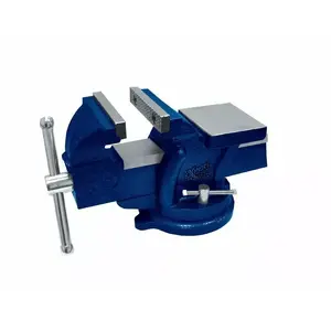 Bench vise MODECO MN-35-215 — swivel mechanic vise, 125 mm jaw width