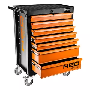 Tool Cart NEO tools 84-222 Black Orange 280 kg Capacity