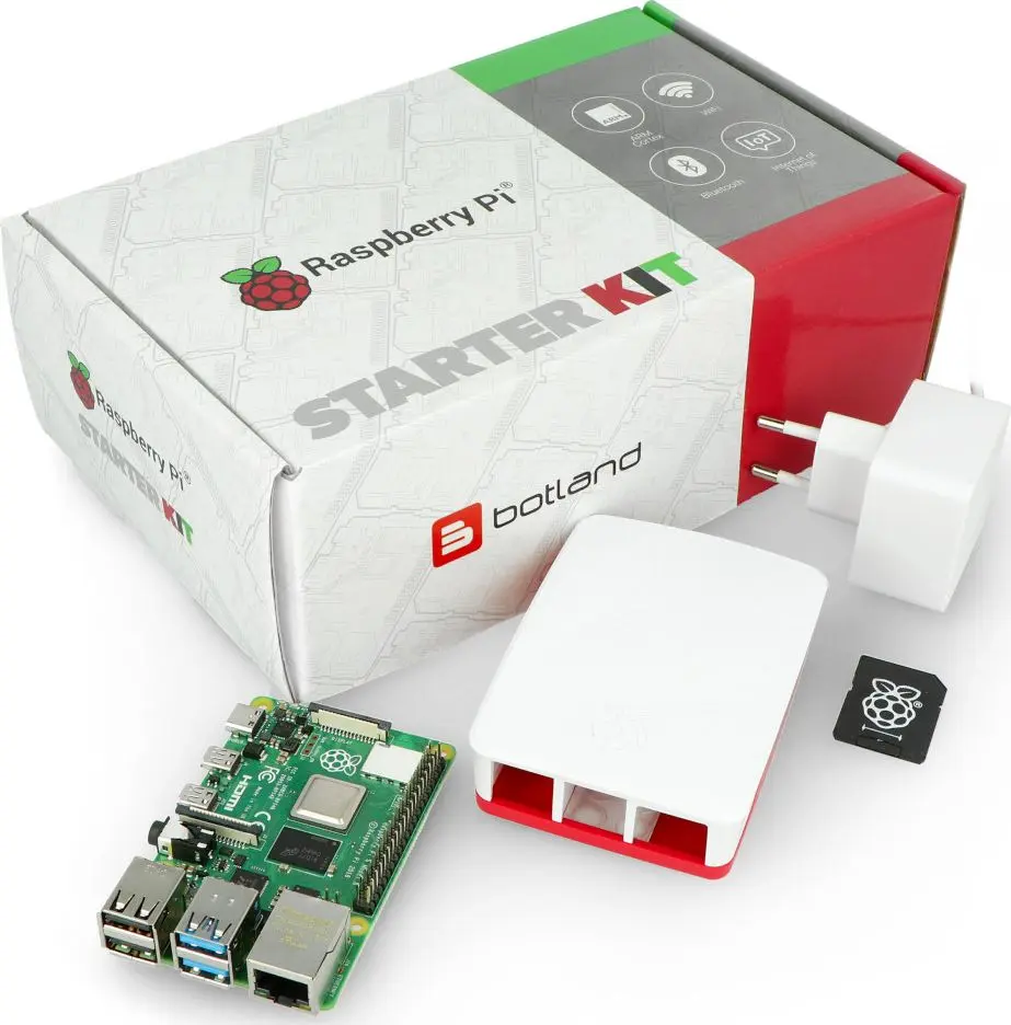 Vienplates dators Raspberry Pi 4 Model