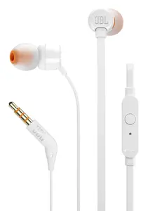 JBL T110 Headset In-ear 3.5 mm connector White