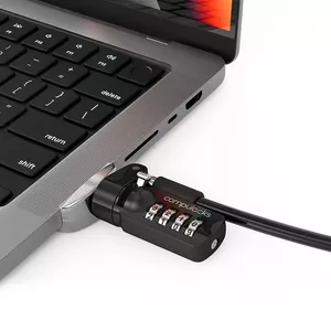 Compulocks Ledge Lock Adapter for MacBook Pro 14" M1 M2 M3 Silver