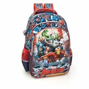 Somas un mugursomas Marvel Universal Premium Mugursoma zēniem Avengers Deluxe XL 3D 61213 Blue