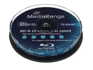 BD-R MediaRange MR499 25GB 10 pcs
