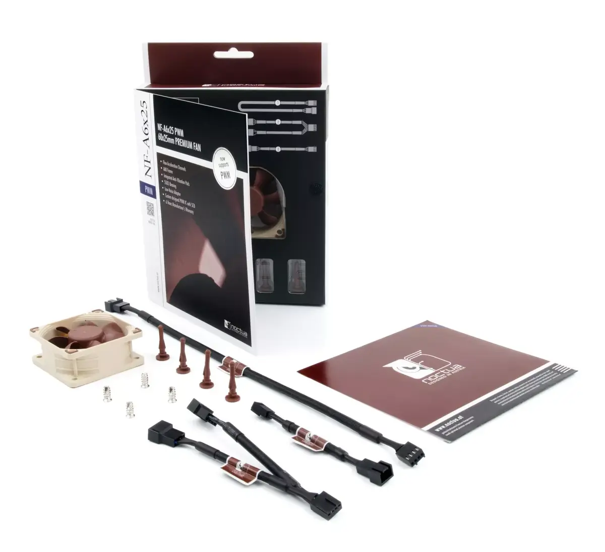 Noctua NF-A6x25 PWM 60 mm ventilators Photo 4