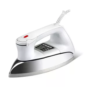 Dry Iron G3FERRARI Seicento 900 W, Aluminium Soleplate, White/Stainless Steel