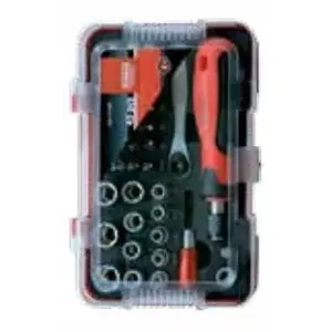 Screwdriver and Bit Set MODECO MN-14-206 — 45 pieces including bits, sockets and handles
