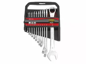 Wrench set MODECO MN-51-272 — combination spanners 6–22 mm, 12 pieces