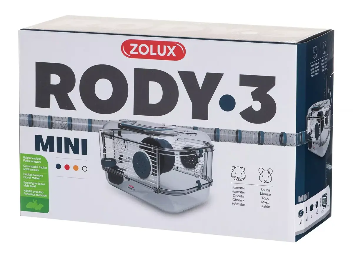 Клетка ZOLUX Rody 3 Blue для мелких животных Photo 4