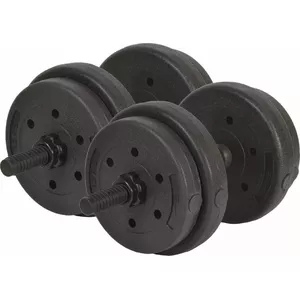 Гантели EB FIT битумные в паре 2 x 8 кг
