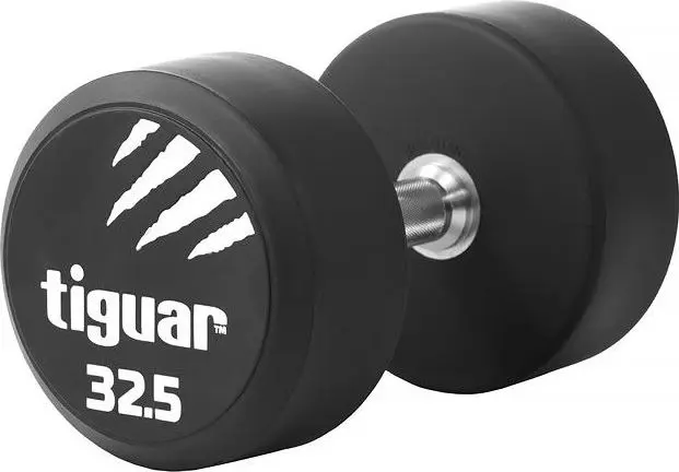 Hanteles Tiguar 32,5 kg gumētas