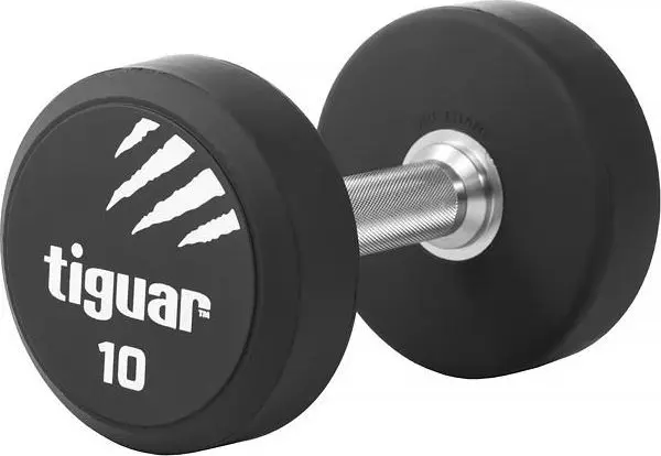 Hantelis Tiguar TI-WHPU0100 gumēts 10 kg