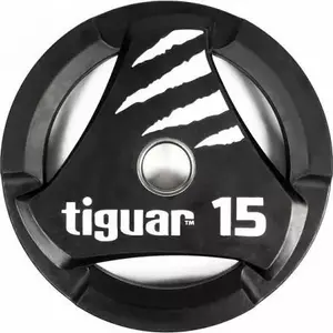 Olimpiskais disks Tiguar PU 15 kg (modelis TI-WTPU01500)