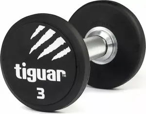 Гантель Tiguar TI-WHPU0030 в резиновом покрытии 1 x 3 кг