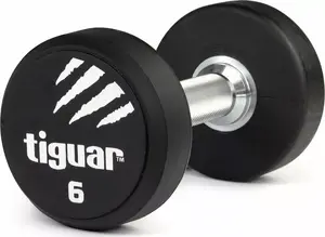 Гантель Tiguar TI-WHPU0060 в резиновом покрытии 6 кг, одиночная