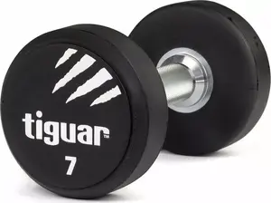 Гантель Tiguar TI-WHPU0070 с резиновым покрытием 7 кг, одиночная