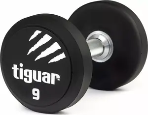 Гантель Tiguar TI-WHPU0090 с резиновым покрытием 9 кг
